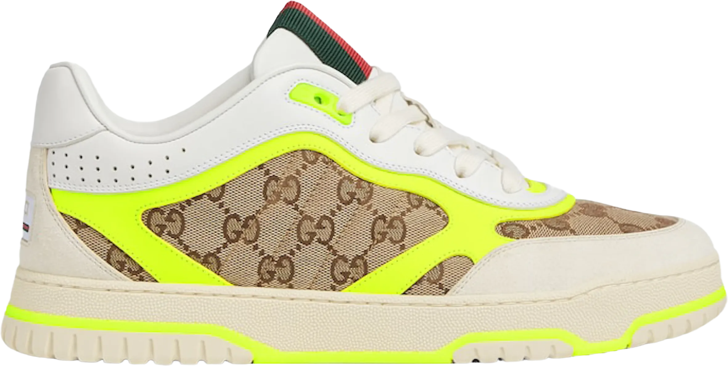 Gucci Re-Web White Beige Yellow (UK 10)